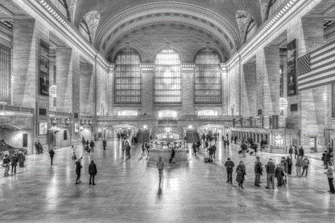 Grand Central station Treinen