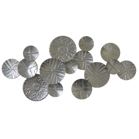 Silver stamps, wanddecoratie