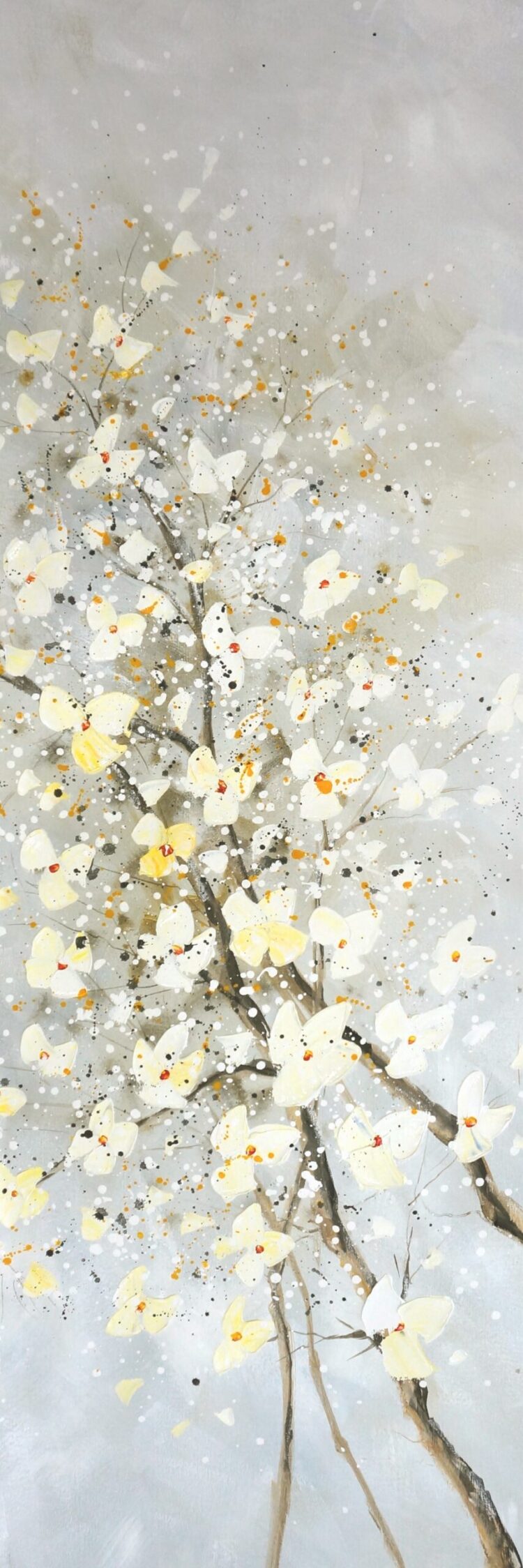 Schilderij “White Blossom”