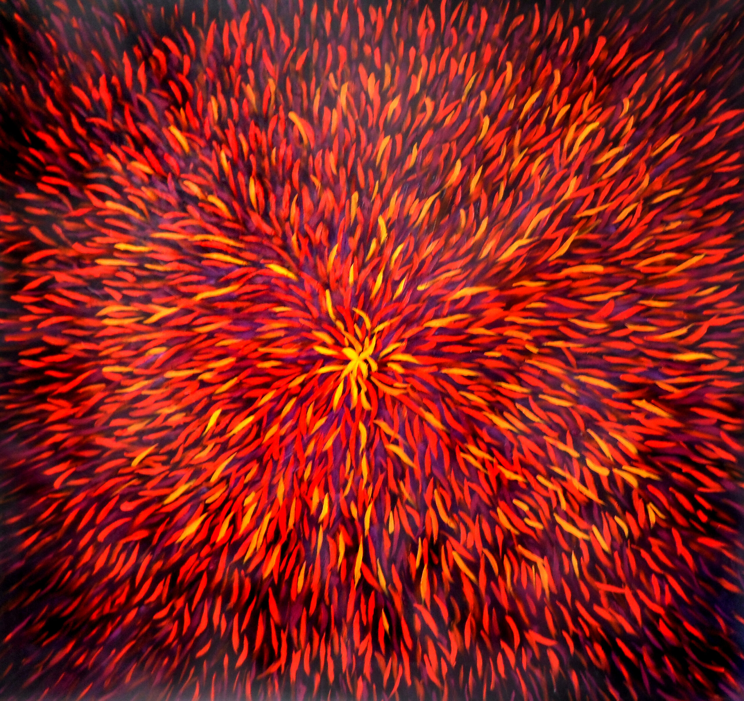 8503 schilderij Fireworks abstract EA-42AS