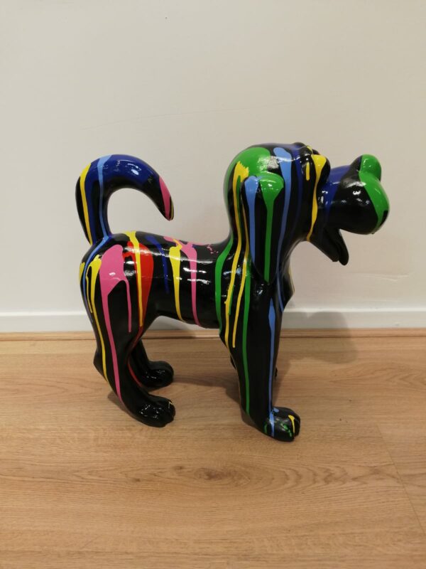 Hondje dripping beeld kleurrijk