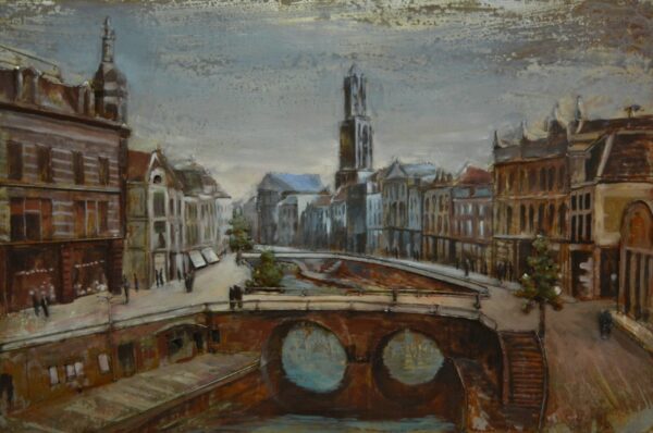Utrecht metalen schilderij 927