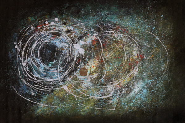 Kunstwerk Orion schilderji abstract ES-MW01