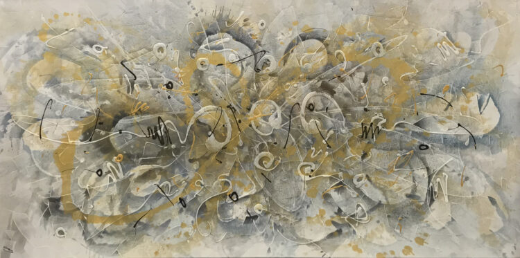 Schilderij “Abstract 157”