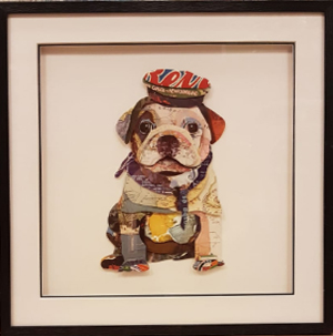 Paper Art hondje
