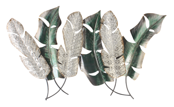 Metalen wanddecoratie Feathers