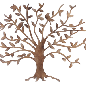 Metalen wanddecoratie “Tree of Friendship”