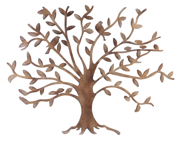 Metalen wanddecoratie Tree of Friendship