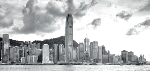 Aluminium schilderij Hong Kong van MondiArt