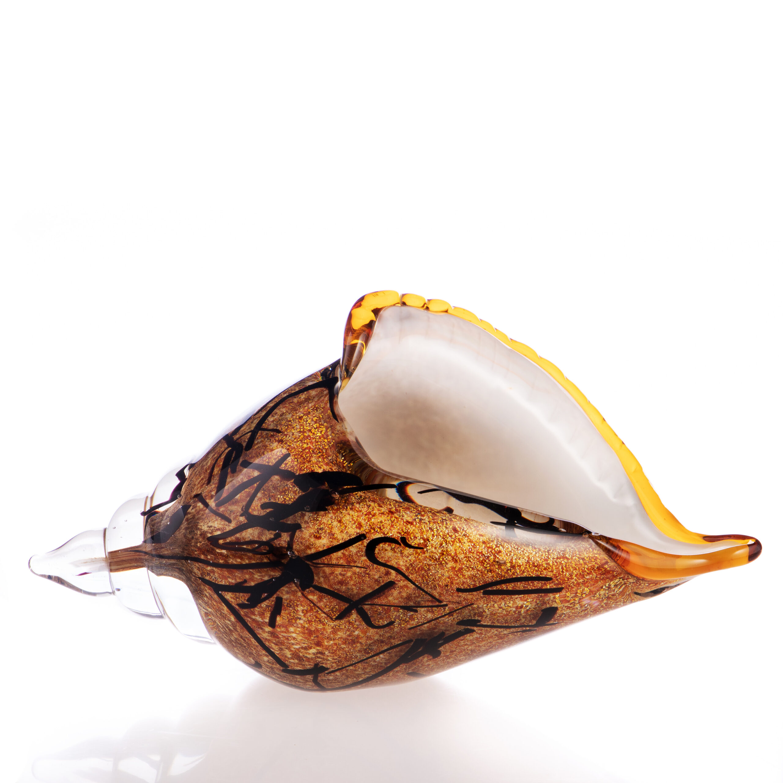 Glazen beeld "Conch schelp"