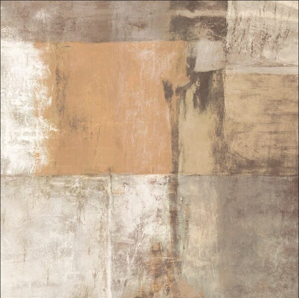 Aluminium schilderij Beige abstract van MondiArt