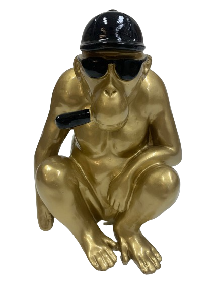 Beeld “Coole chimpansee goud”