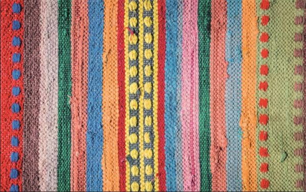 Design karpet Color stripes van MondiArt Gekleurde strepen MA-KAR165