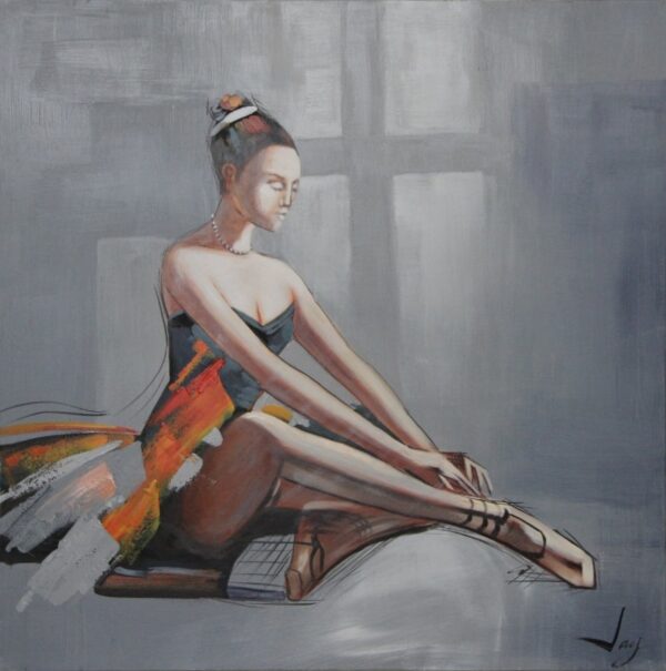 Schilderij Beautiful Prima Ballerina Ballet GS-F3661