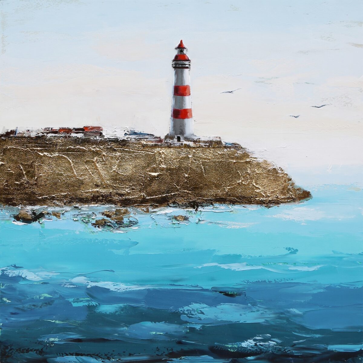 Schilderij Ocean Lighthouse Lichttoren GS-F5737