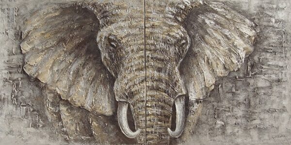 Schilderij Elephant King Olifant Ivoor GS-F9122