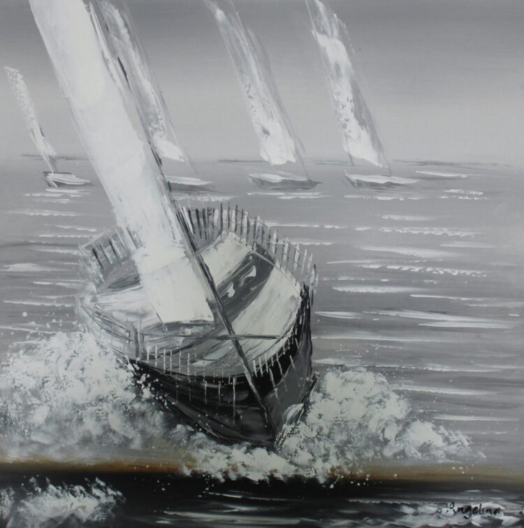 Schilderij “Stormy Sea”