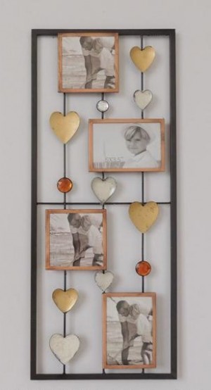 Metalen wanddecoratie Love for Family Liefde Fotolijst GS-A5