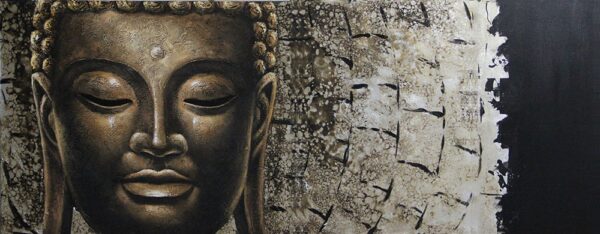 Schilderij Buddha's Grace Boeddhisme Religie GS-F1025