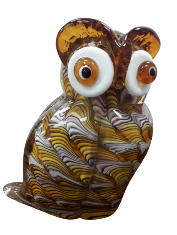 Glazen beeld Brown Owl Uil Veren MH-GL208