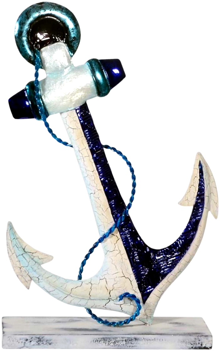 Metalen beeld Sailor's Anchor met parelmoer Anker Zee Marine MH-64069